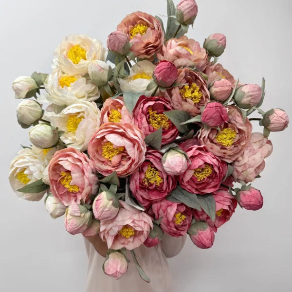 พีโอนี่เกาหลีTYx3ก้านยาว