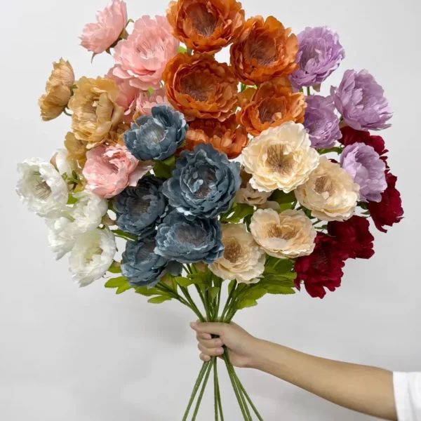 โบตั๋นญี่ปุ่นวินเทจx5ก้านยาว